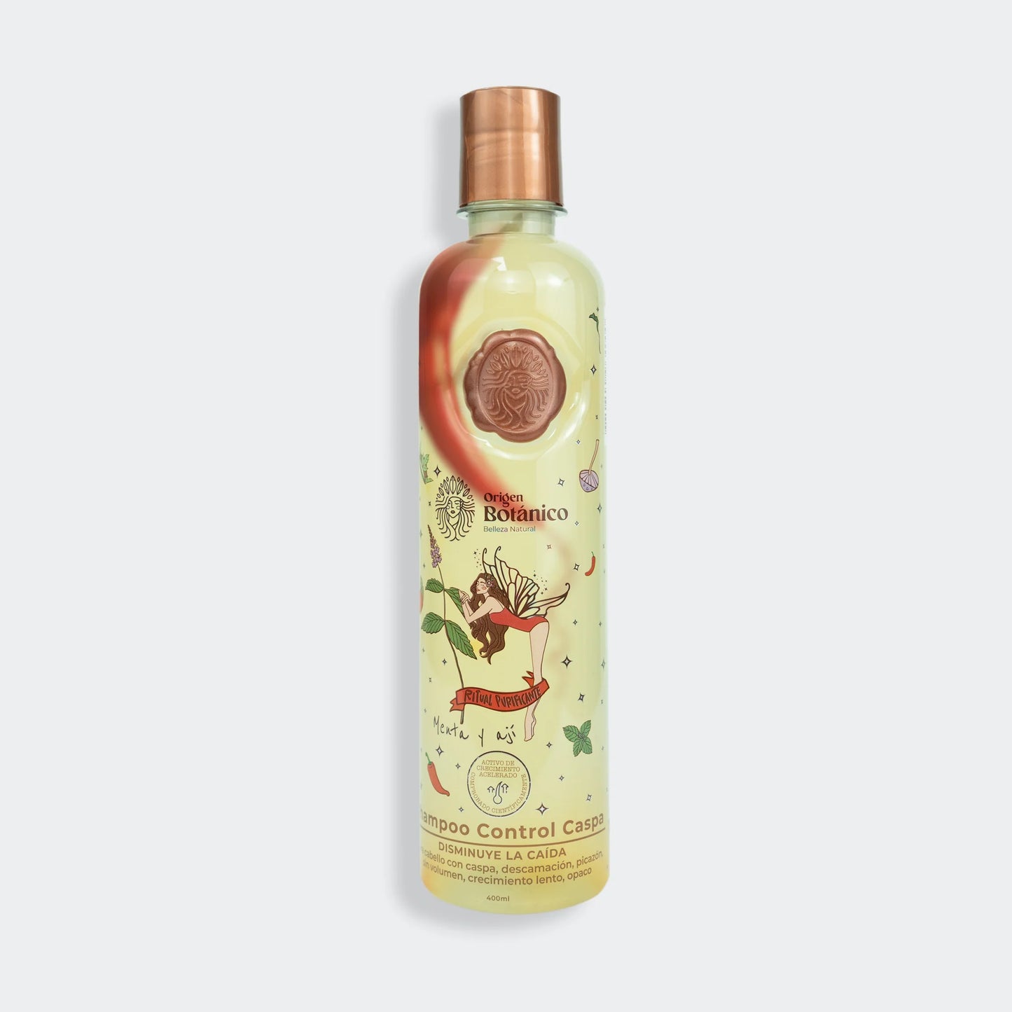SHAMPOO CONTROL CASPA CON MENTA Y AJÍ