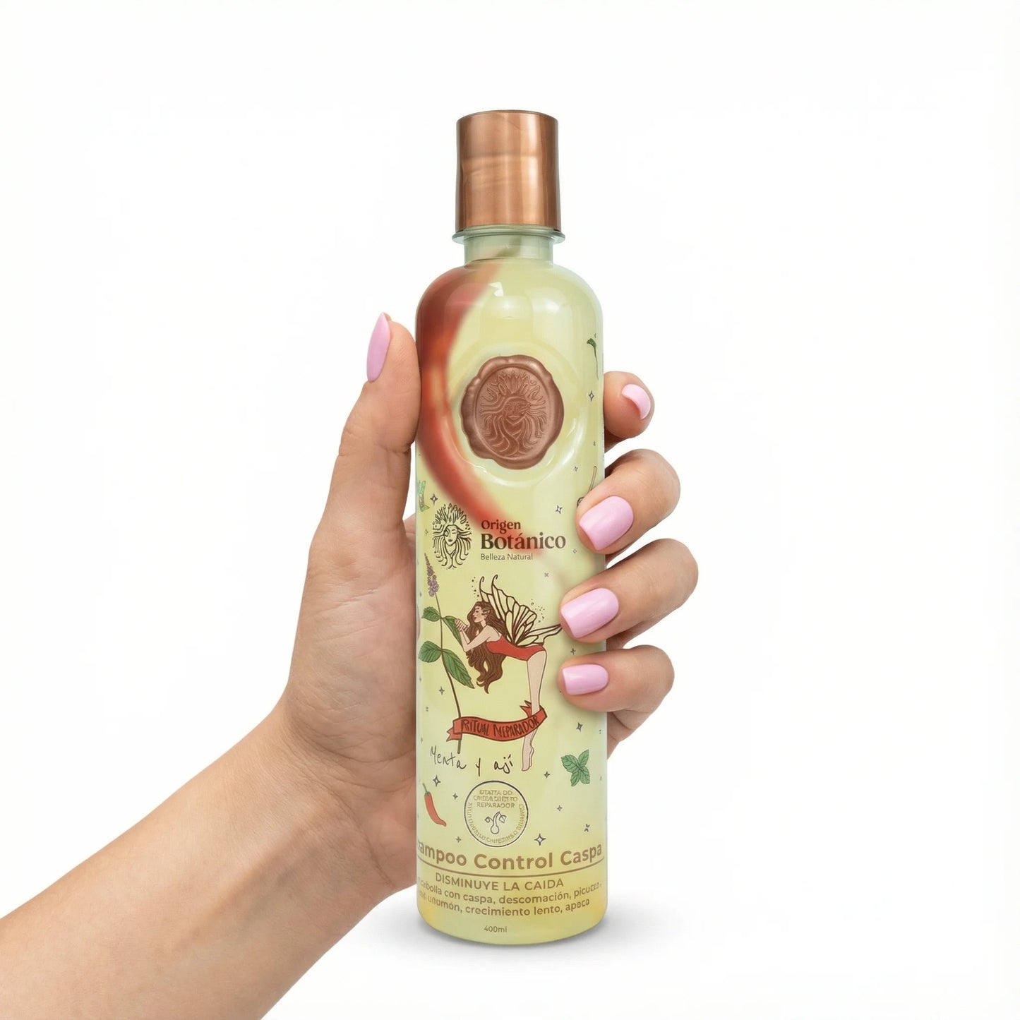 SHAMPOO CONTROL CASPA CON MENTA Y AJÍ