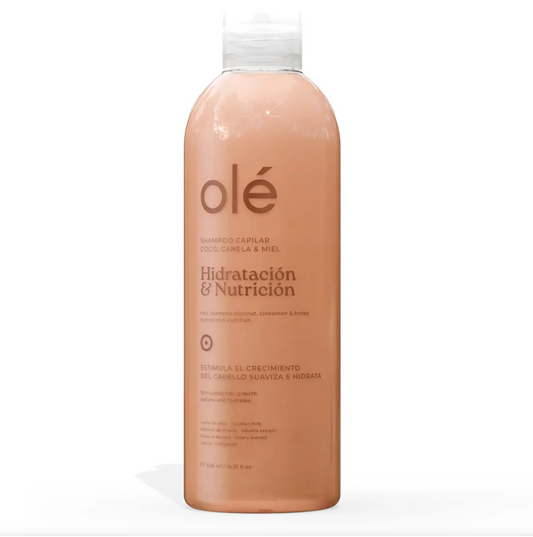 SHAMPOO COCO, CANELA Y MIEL