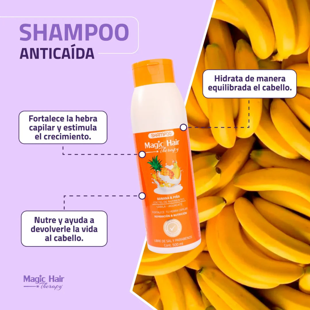 SHAMPOO BANANA Y PIÑA