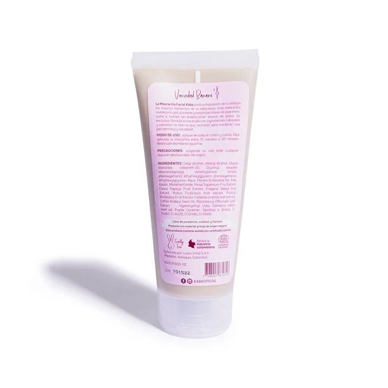 MASCARILLA FACIAL DE BANANO