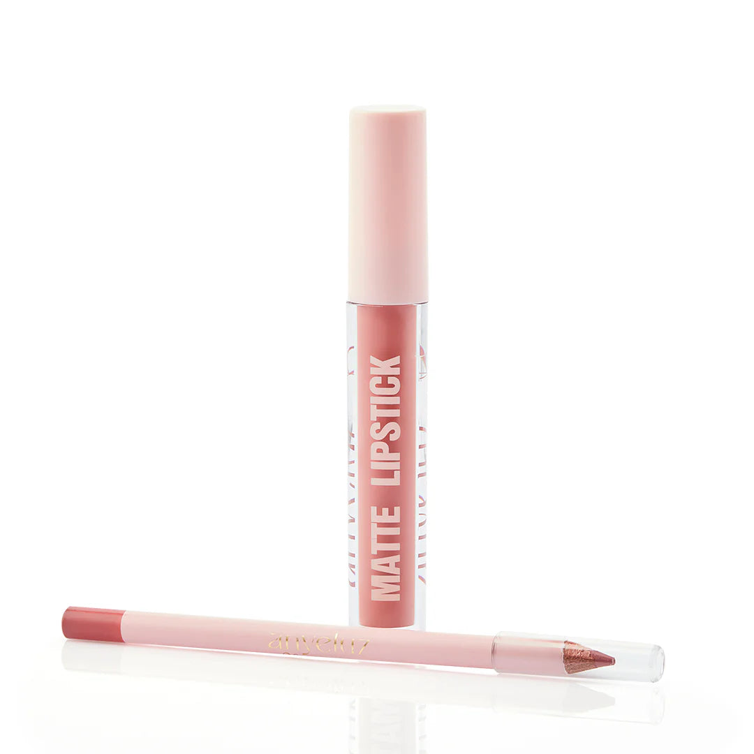 KIT DÚO BRILLO LABIAL Y DELINEADOR DE LABIOS