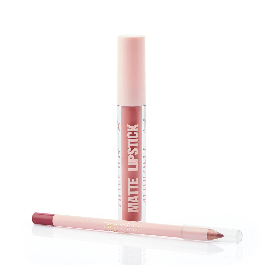 KIT DÚO BRILLO LABIAL Y DELINEADOR DE LABIOS
