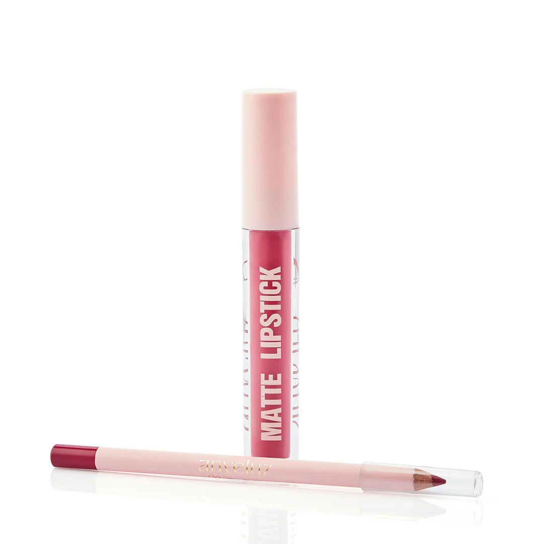 KIT DÚO BRILLO LABIAL Y DELINEADOR DE LABIOS