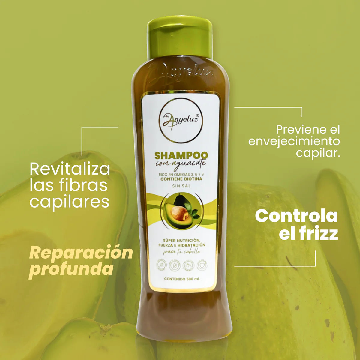 SHAMPOO CON AGUACATE