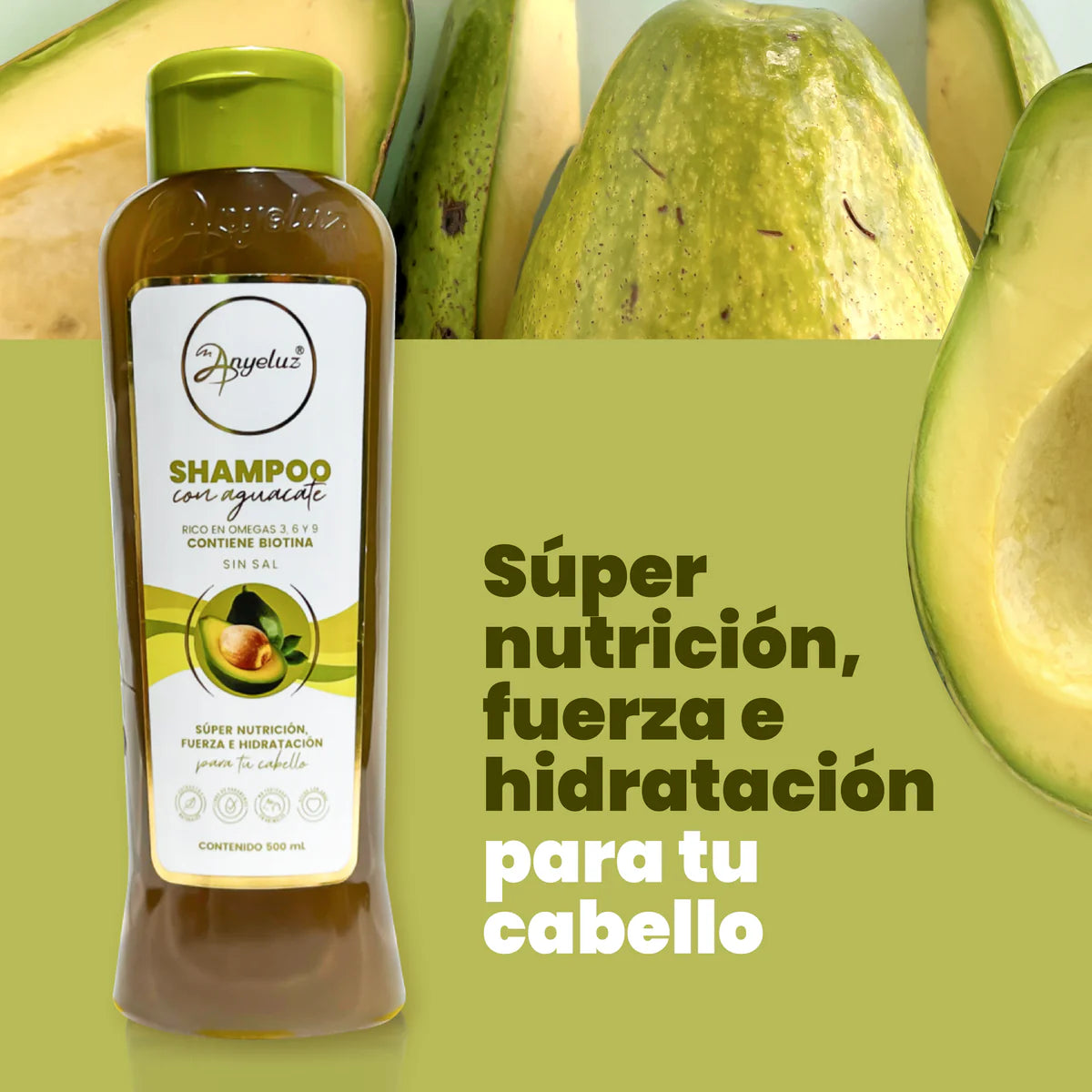 SHAMPOO CON AGUACATE