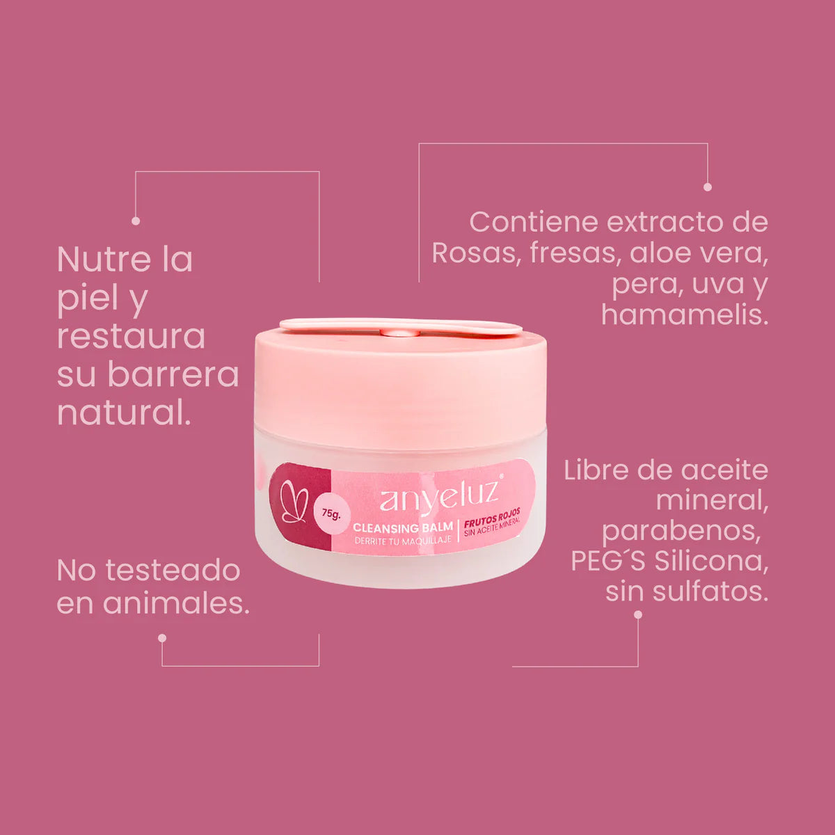 DESMAQUILLADOR FRUTOS ROJOS