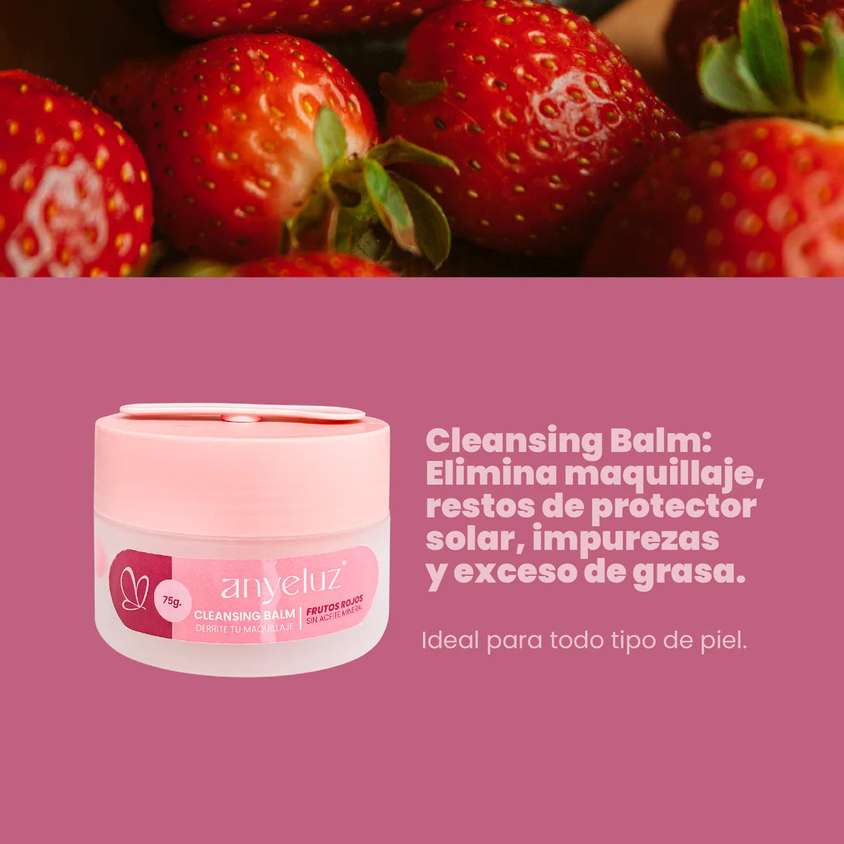 DESMAQUILLADOR FRUTOS ROJOS