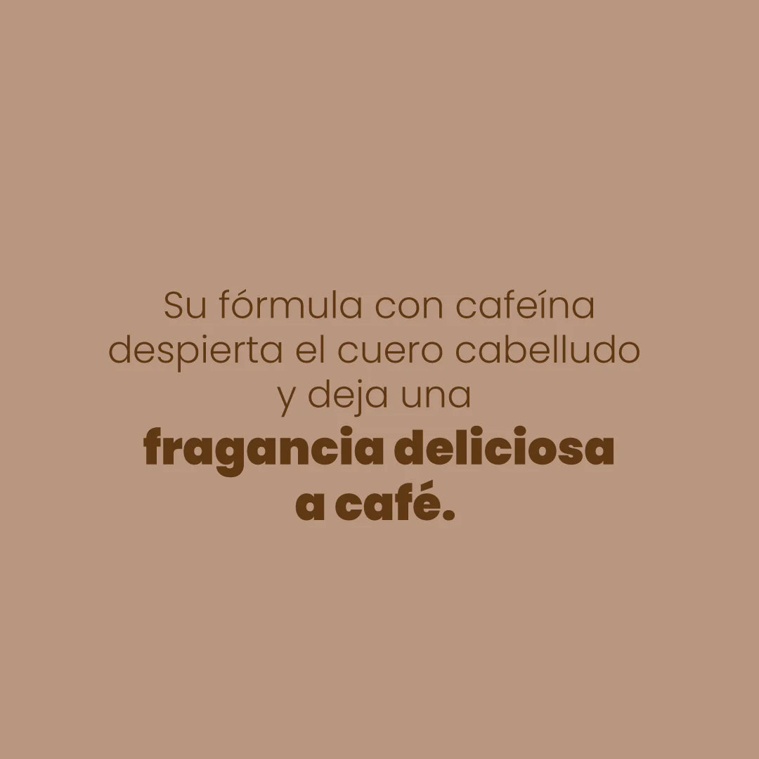 SHAMPOO CON CAFE