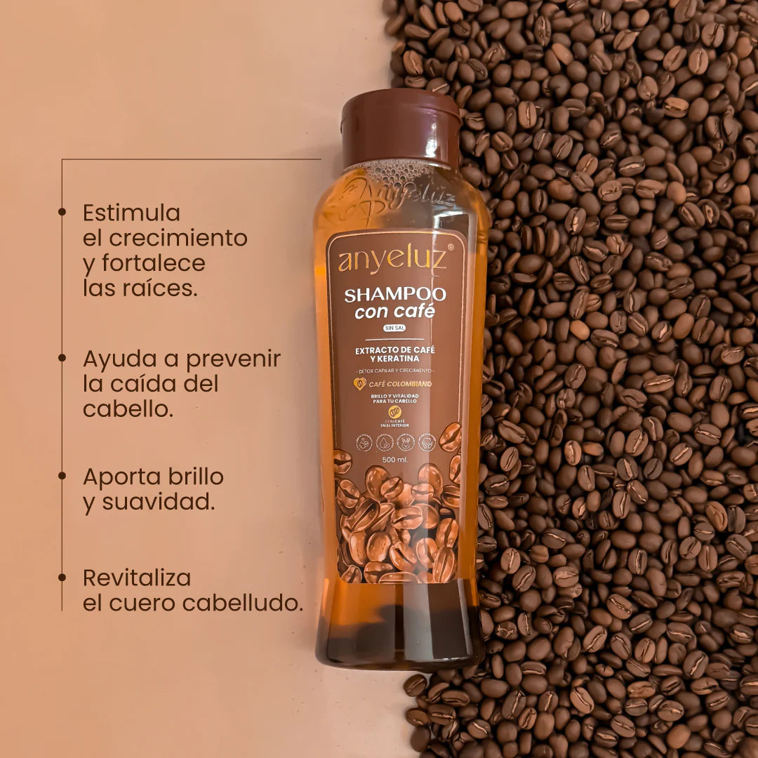 SHAMPOO CON CAFE