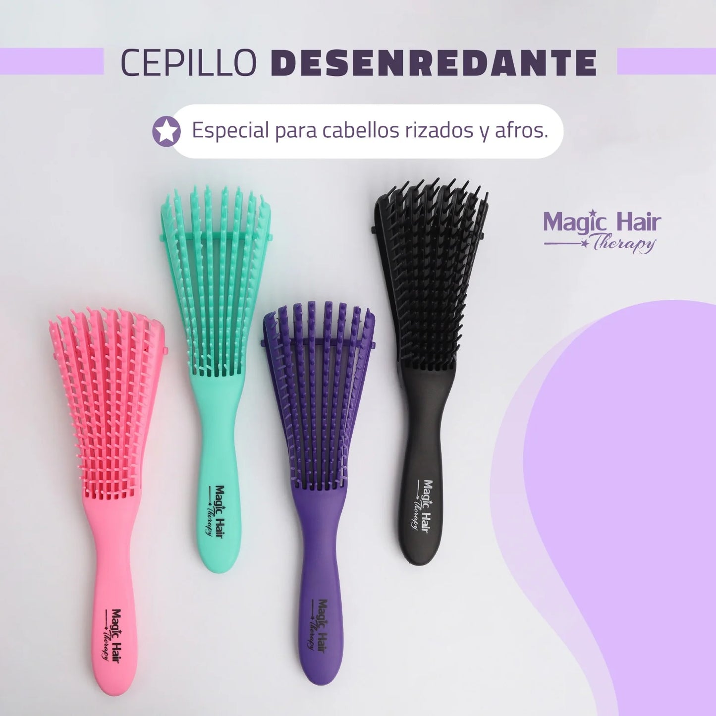 CEPILLO DESENREDANTE ONDULADO