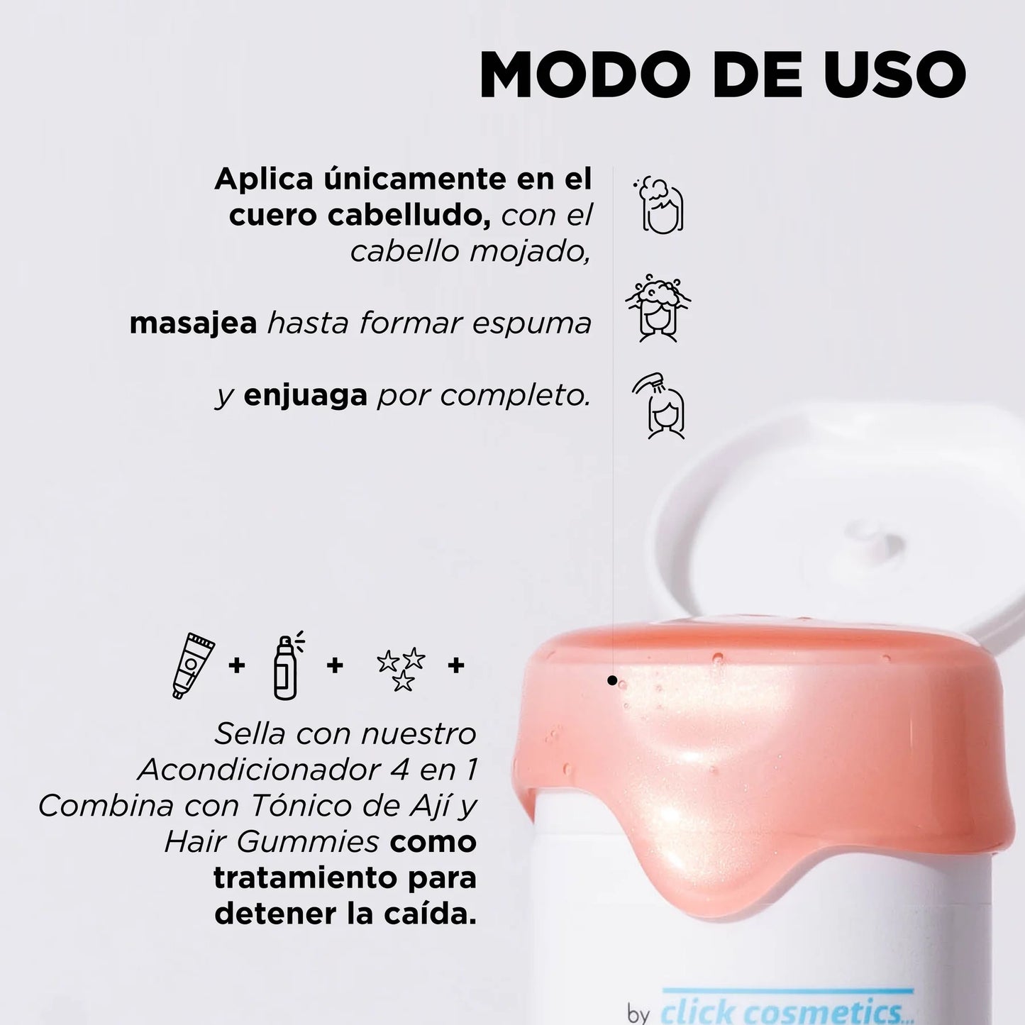 SHAMPOO DE AJÍ - CABELLO GRASO