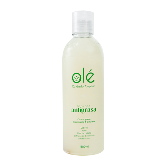 SHAMPOO CEBOLLA, JENGIBRE Y APIO